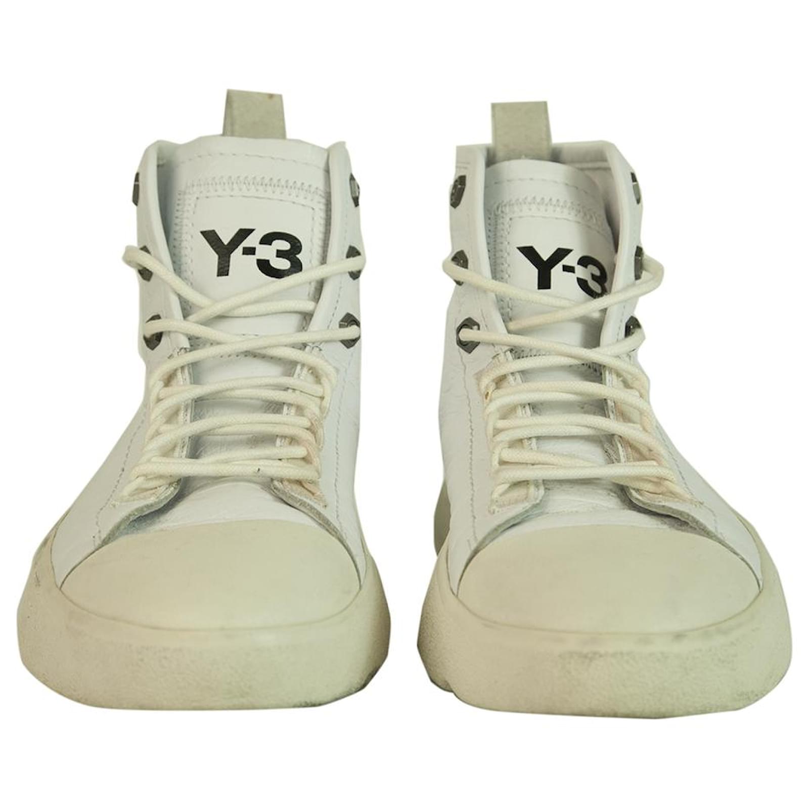 Adidas Y-3 by Yohji Yamamoto Y-3 Bashyo II White leather sneakers