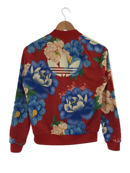adidas(アディダス) / ジャージ/M/ポリエステル/RED/花柄 | 古着の販売