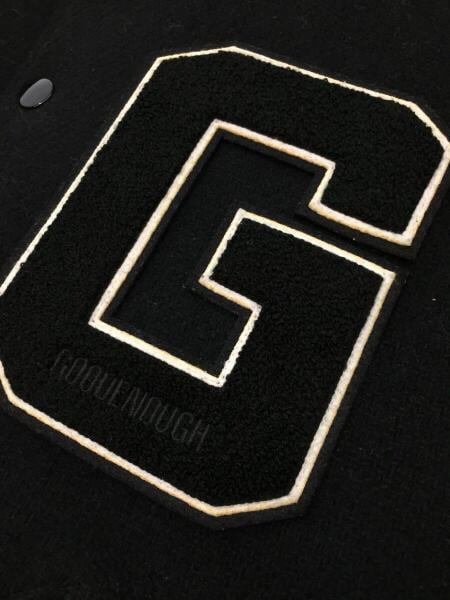 GOOD ENOUGH(グッドイナフ) / スタジャン/L/ウール/ブラック/復刻 1st