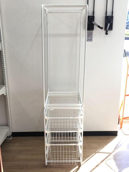 IKEA(イケア) / イケア/3段ラック/アルゴート/衣装ケース/WHT | 中古品