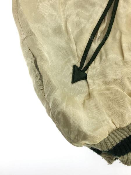 CROPPED HEADS(クロップドヘッズ) / スカジャン/零戦/桜/GRN/右下破れ