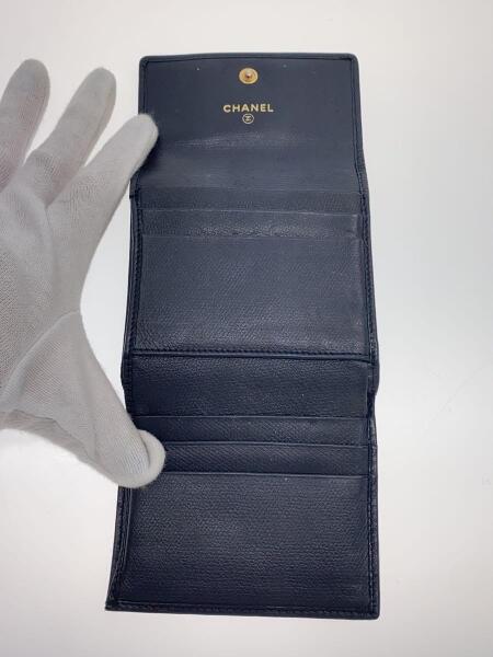 CHANEL(シャネル) / ココボタンWホック3つ折り財布/BLK | 中古品の販売