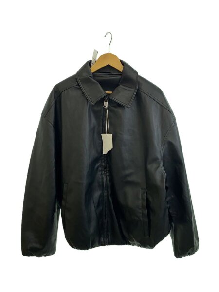 ZARA(ザラ) / レザージャケット・ブルゾン/XL/フェイクレザー/BLK/3046