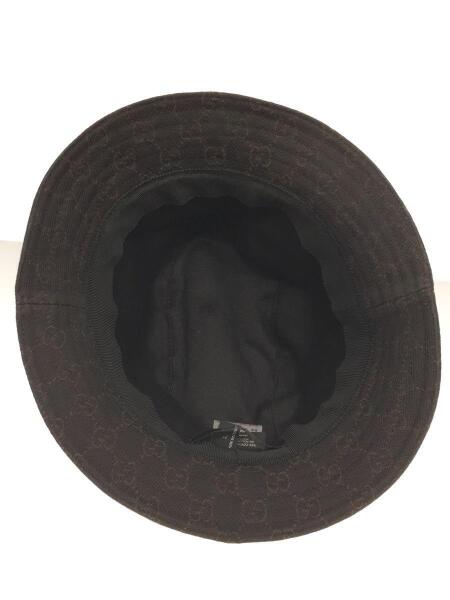 GUCCI(グッチ) / ハット/L/ポリエステル/BRW/総柄/メンズ/030367
