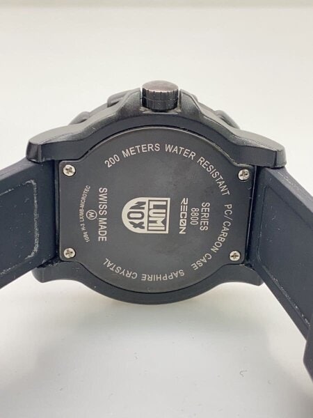 LUMINOX(ルミノックス) / 腕時計/アナログ/ラバー/BLK/BLK/8800