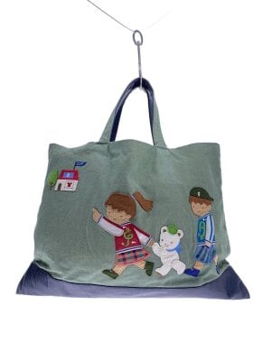 familiar(ファミリア) / トートバッグ/コットン/RED/チェック | 中古品