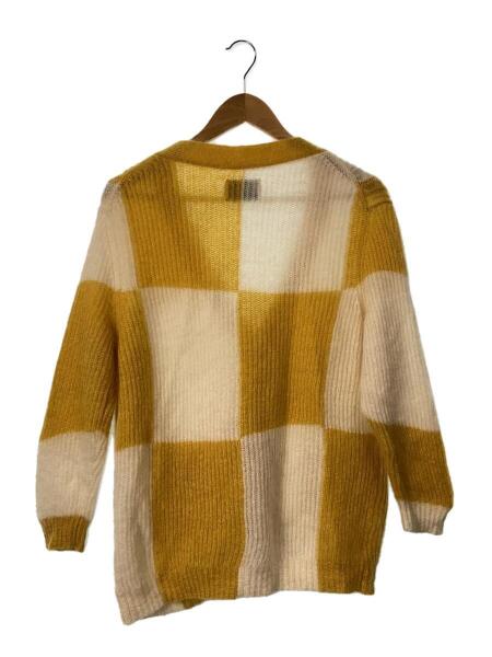 Black Weirdos(ブラックウィドー) / カーディガン(厚手)/M/モヘア/YLW