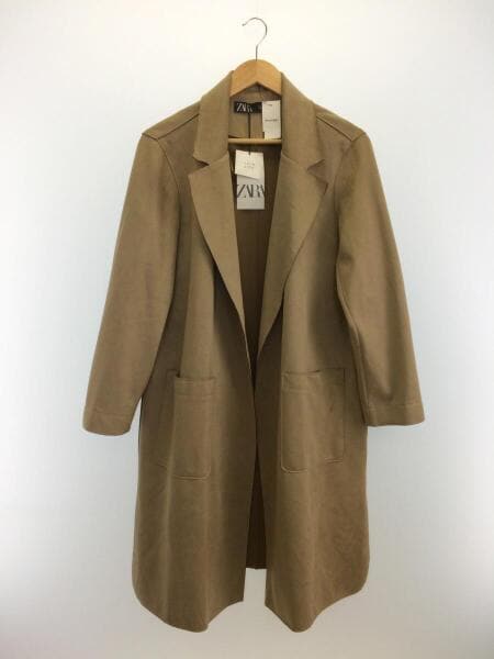 ZARA(ザラ) / タグ付き/コート/L/スウェード/BEG/無地/RUC 80089348-4