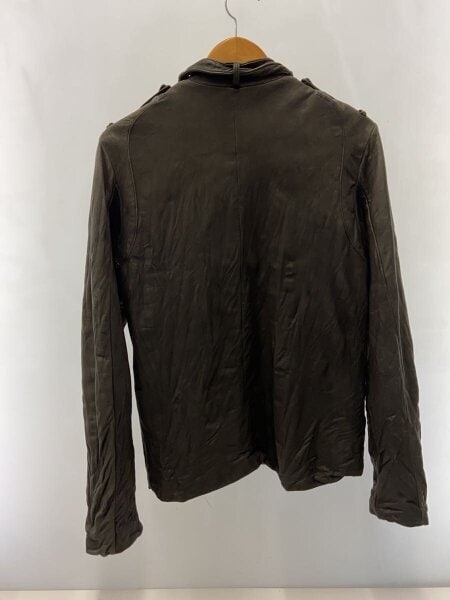 TROVE(トローヴ) / シングルライダースジャケット/3/牛革/BLK | 古着の