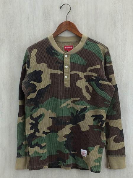 Supreme(シュプリーム) / 長袖Tシャツ/S/コットン/KHK/カモフラ/迷彩