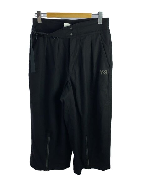 Y-3(ワイスリー) / 20AW/サルエルパンツ/S/ウール/BLK/無地/GK4392