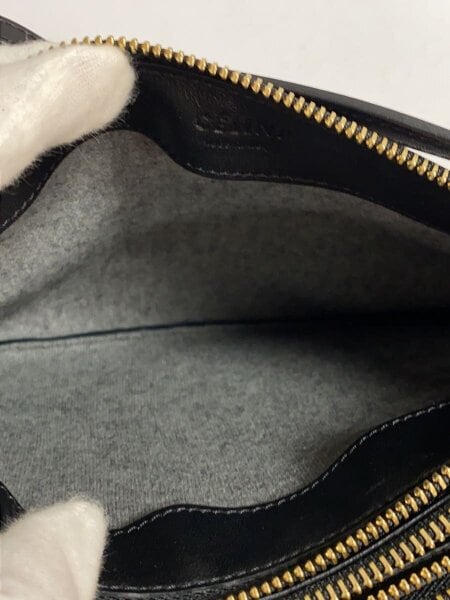 CELINE(セリーヌ) / トリオスモール/ショルダーバッグ/レザー/BLK