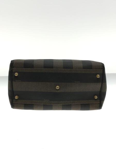 FENDI(フェンディ) / ミニボストンバッグ/PVC/BRW/ストライプ/ペカン柄