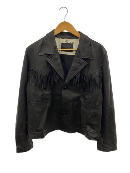 The Letters(ザレターズ) / FRINGE LAPELED JACKET/レザージャケット/M