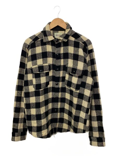 Melton(メルトン) / 60～70s/CPOシャツ/ウール/BLK×WHT/チェック