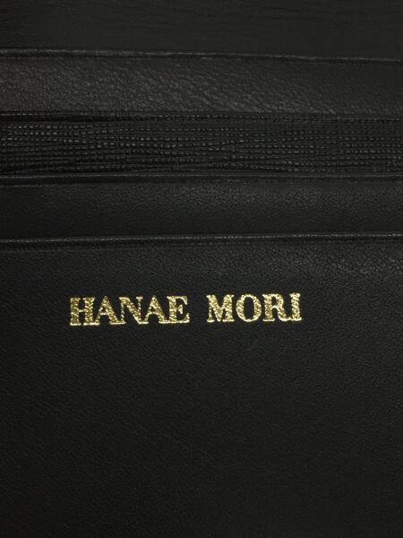 HANAE MORI(ハナエモリ) / 財布/レザー/BLK/レディース/多少の使用感有