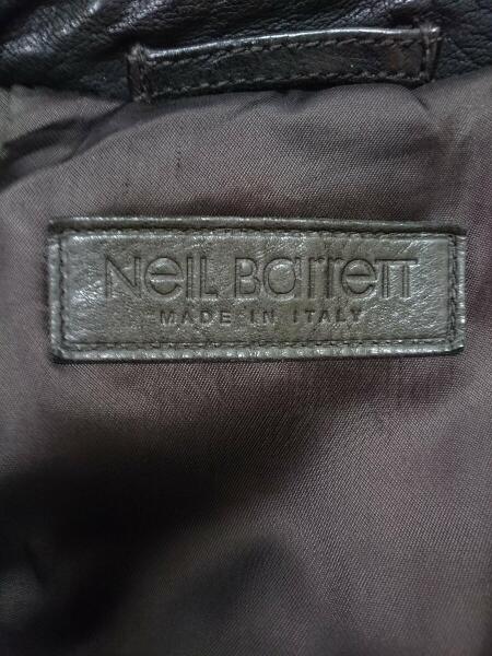 NEIL BARRETT(ニールバレット) / ダブルライダースジャケット/S/レザー