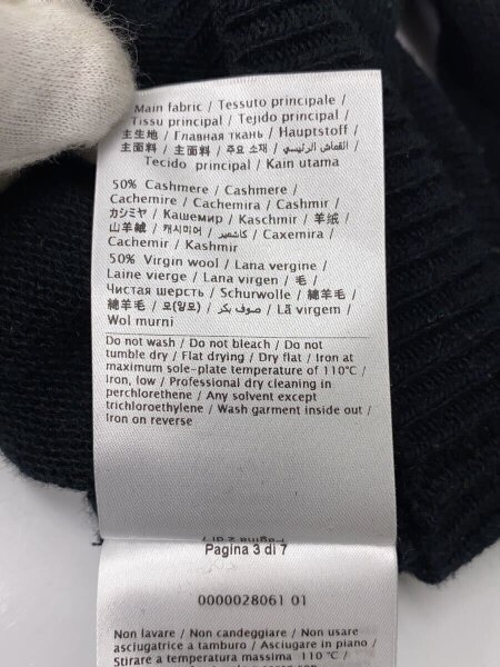 VALENTINO(ヴァレンティノ) / ニット・セーター(厚手)/S/カシミア/BLK