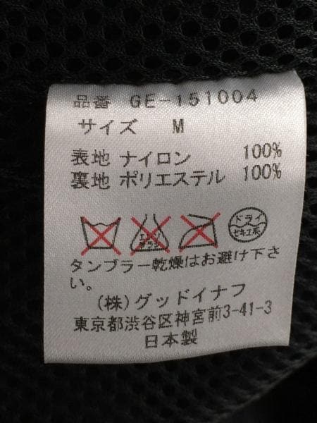 GOOD ENOUGH(グッドイナフ) / RESPECT/コーチジャケット/ナイロン