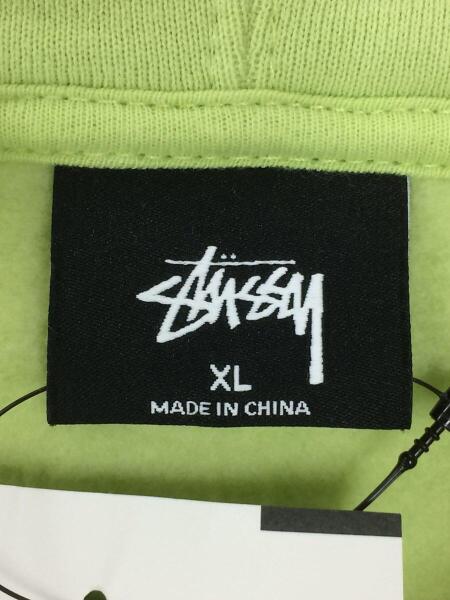 STUSSY(ステューシー) / パーカー/XL/コットン/YLW/ライムグリーン