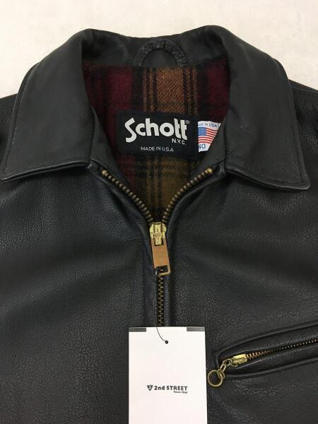 Schott(ショット) / 681/裏地ブランケット/シングルライダース