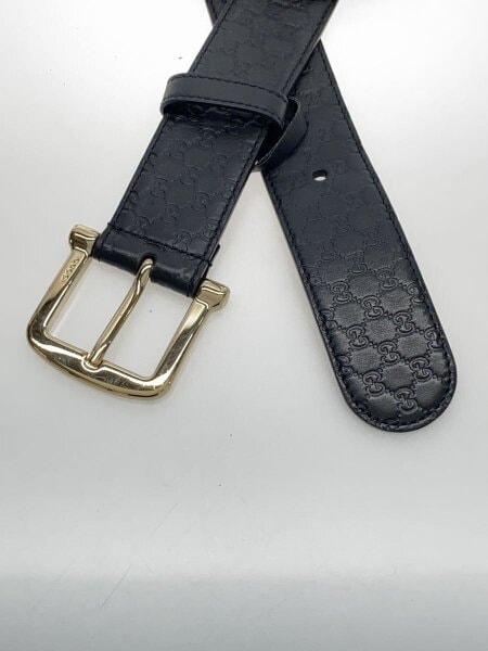 GUCCI(グッチ) / GG柄/黒/ブラック/ベルト/レザー/総柄/メンズ/281548