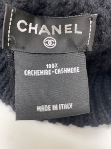 CHANEL(シャネル) / ニットキャップ/--/カシミア/BLK/レディース