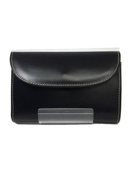 White house Cox(ホワイトハウスコックス) / 3つ折り財布/レザー/NVY