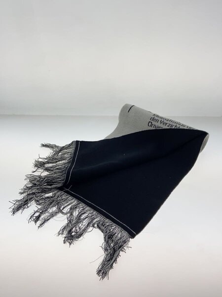 GADID ANONIEM(ガディッドアノニム) / マフラー/コットン/BLK/メンズ