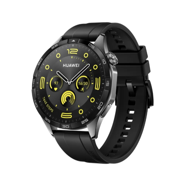 Huawei Watch GT4 (46mm) Phoinix-B19F Black Fluoroelastomer Strap