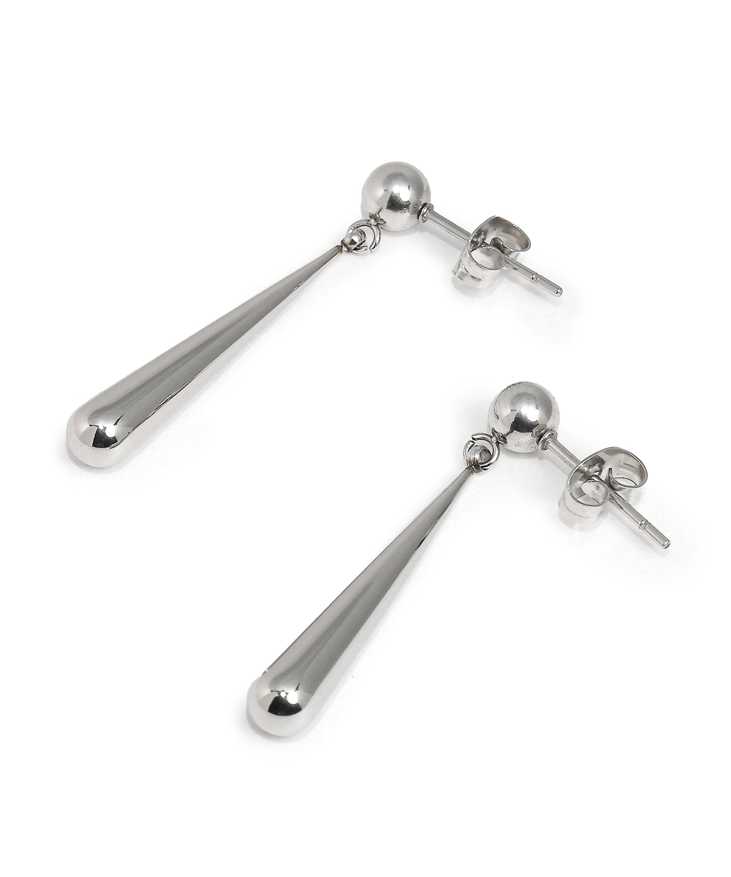 シルバー]しずくピアス