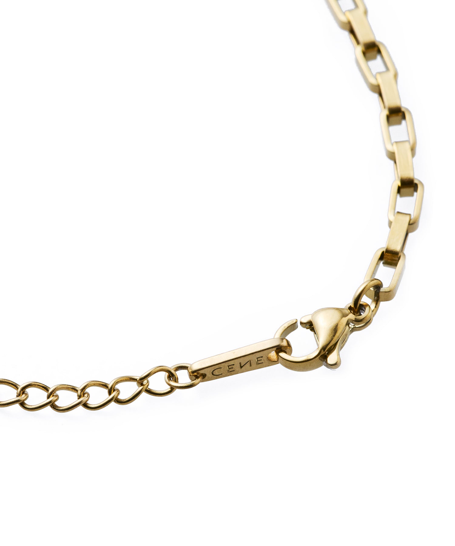 ゴールド]スクエアチェーンブレスレット