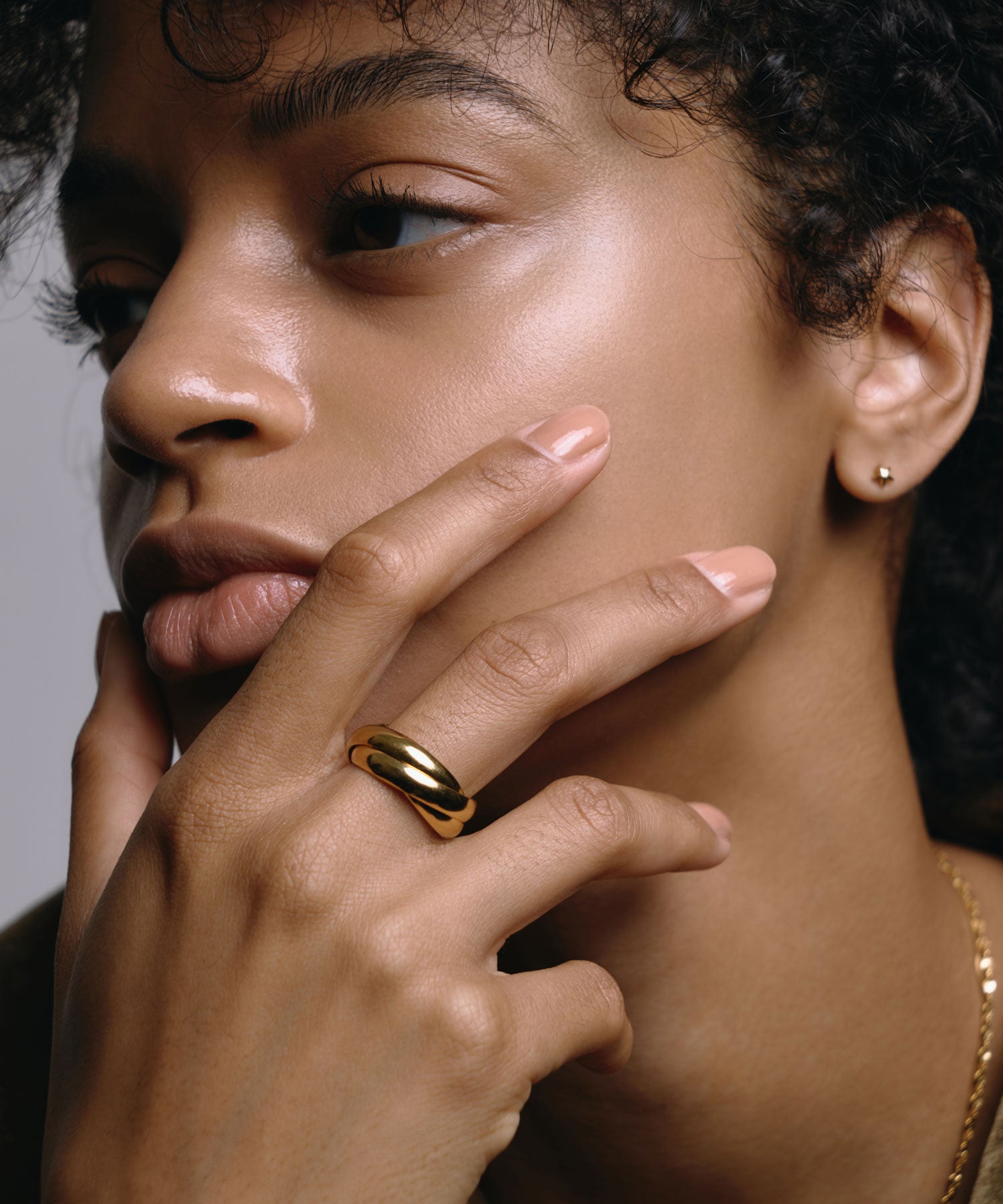 一部予約販売(4月下旬発送予定)】[ゴールド]トリプルウェブリング