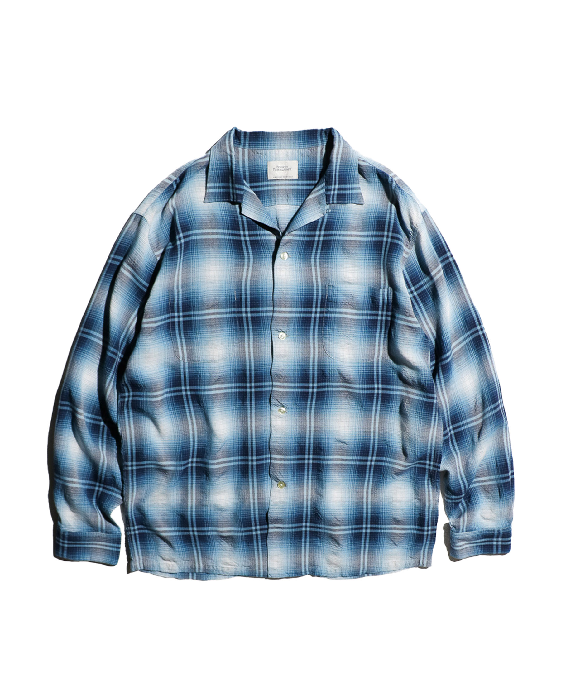 TOWNCRAFT / 60S OMBRE LOOP COLLAR SHIRT MADE IN JAPAN – C.E.L.