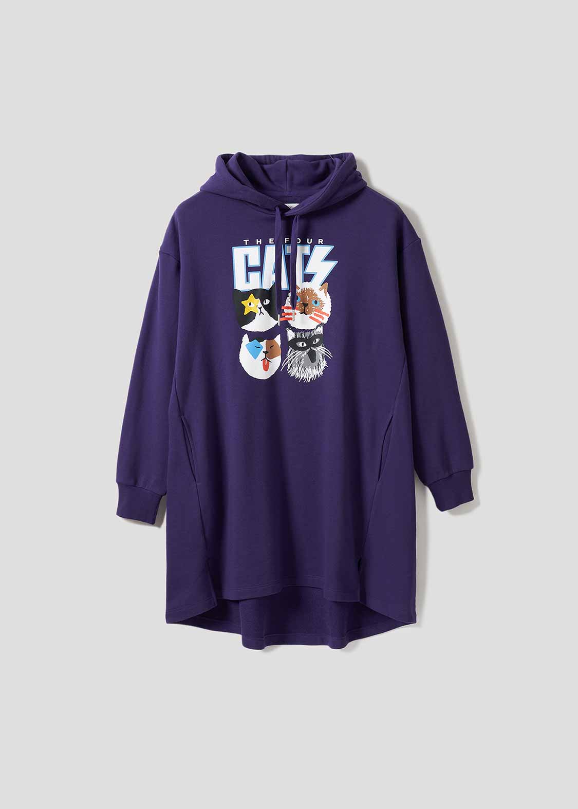 ザ フォーキャッツ フェイス｜パーカーワンピース｜ウィメンズ