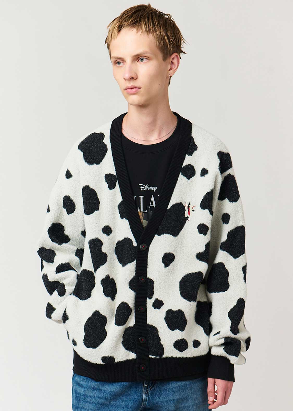 クルエラ｜ウォッシャブルジャカードカーディガン｜ユニセックス