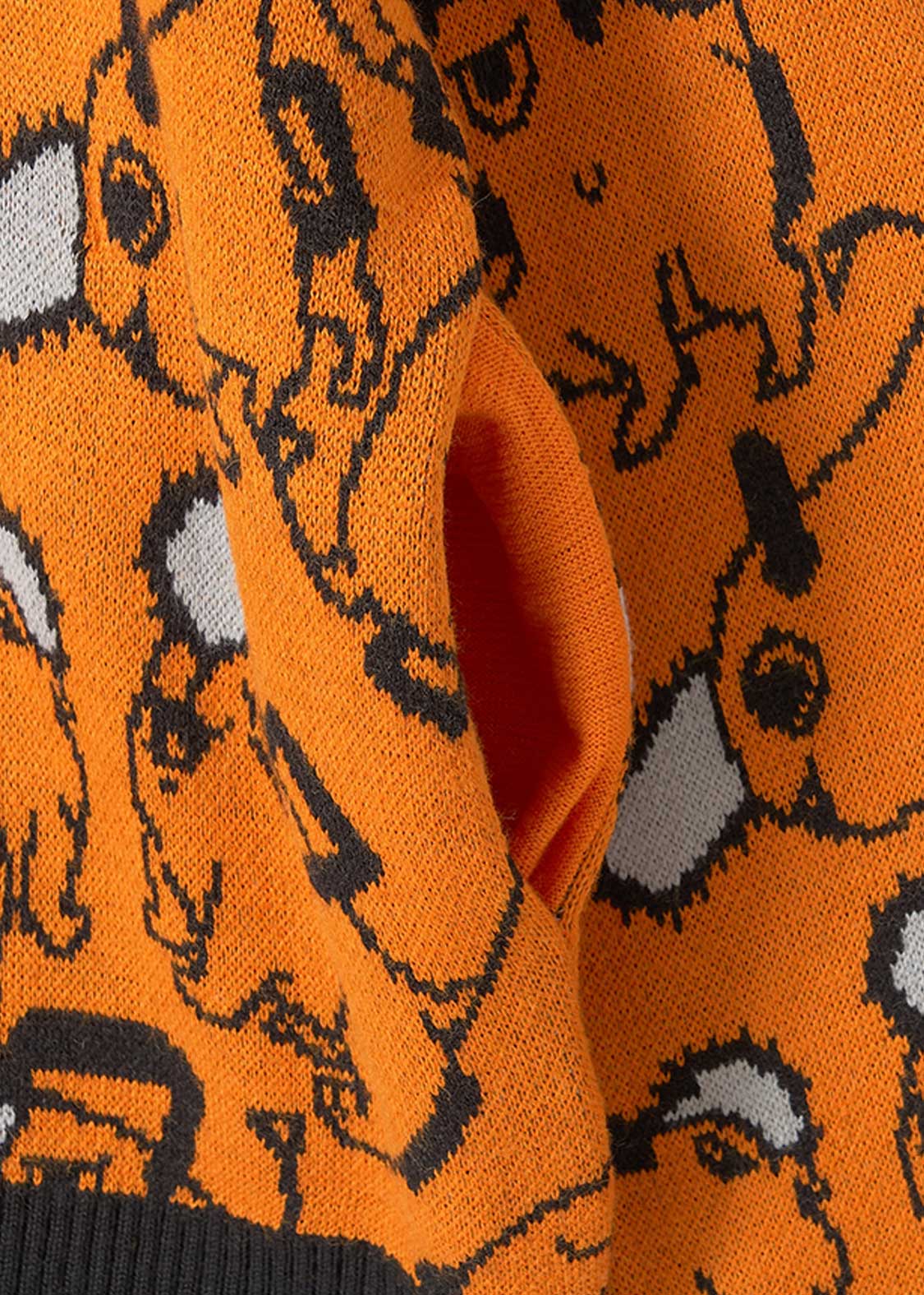 ポチタ パターン｜ジャカードカーディガン｜ユニセックス｜グラニフ