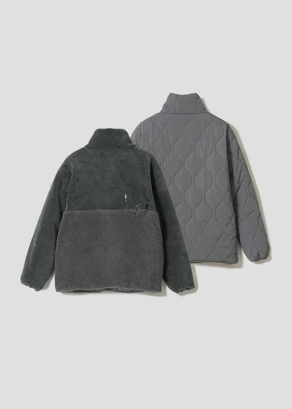 ビューティフルシャドーオーケストラ｜ボアリバーシブルブルゾン｜ユニ