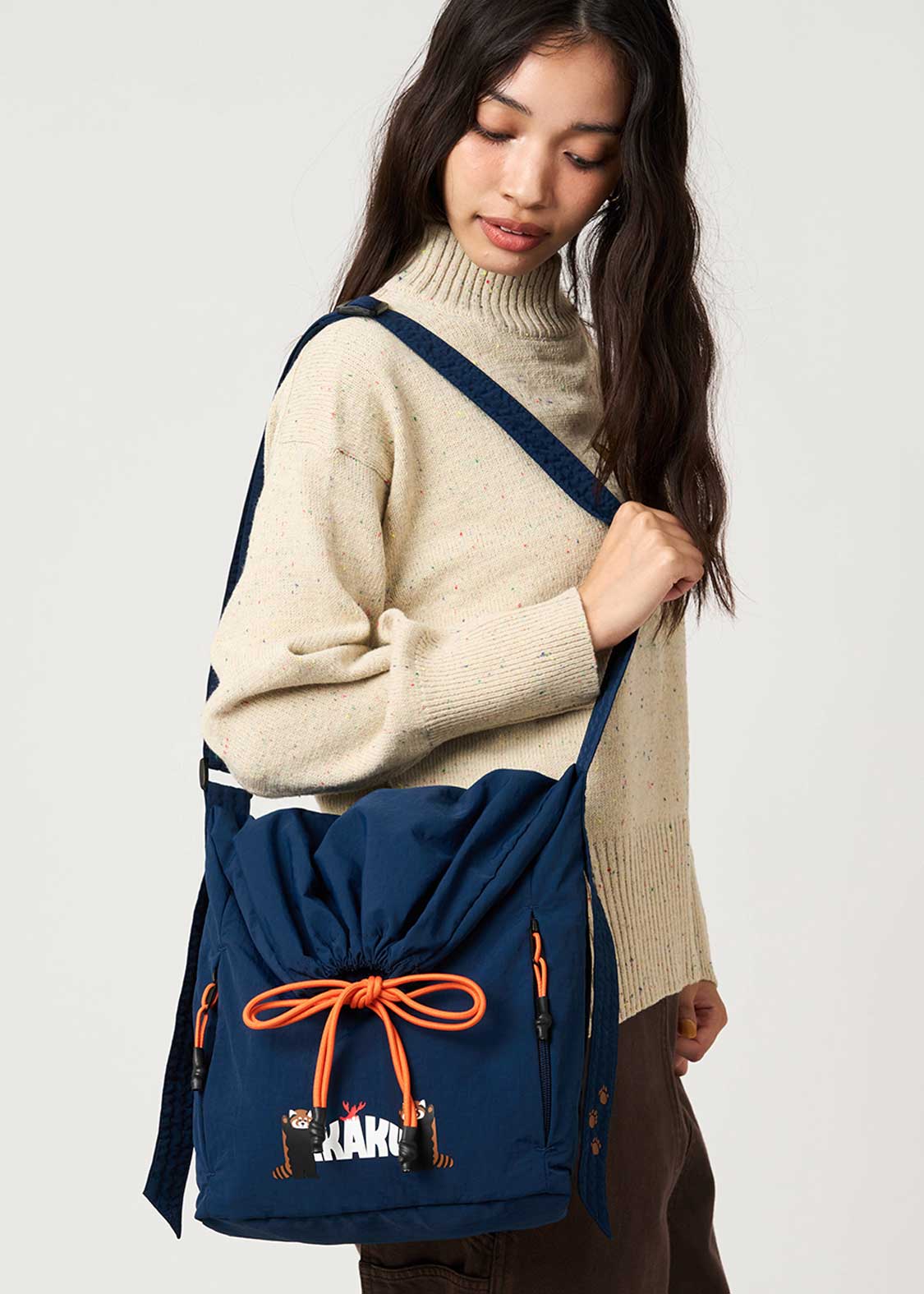 イカク｜ストリングショルダーバッグ｜ユニセックス｜グラニフ(graniph