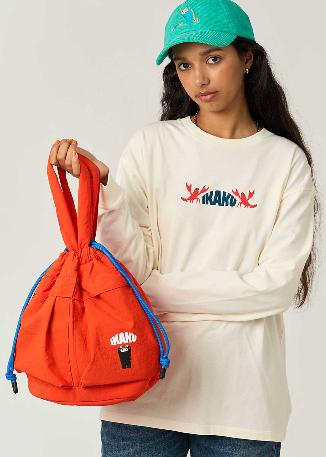 イカク｜ストリングバックパック｜ユニセックス｜グラニフ(graniph