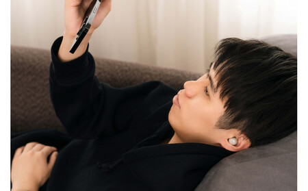 極小ワイヤレスイヤホン final ZE500 for ASMR DARK GRAY イヤホン