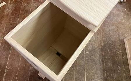 米びつ 総桐 米蔵（こめぐら） 30kg 竹本木箱店 ライスストッカー 計量