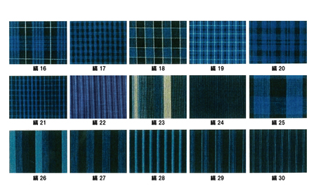 御糸織り （ 松阪もめん ）反物 御絲織物 みいと 青色 青地 藍色 国産
