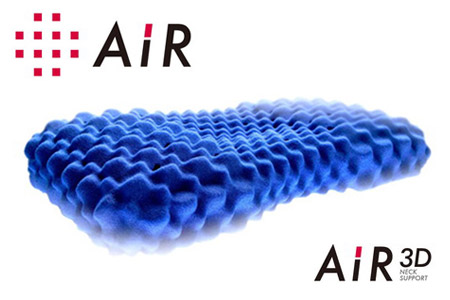 枕 西川 nishikawa エアー AiR 3D ピロー ハイタイプ ブルー 高め