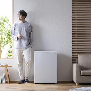 冷凍庫 奥行スリム冷凍庫 66L IUSN-7A-W ホワイト スキマックス 小型