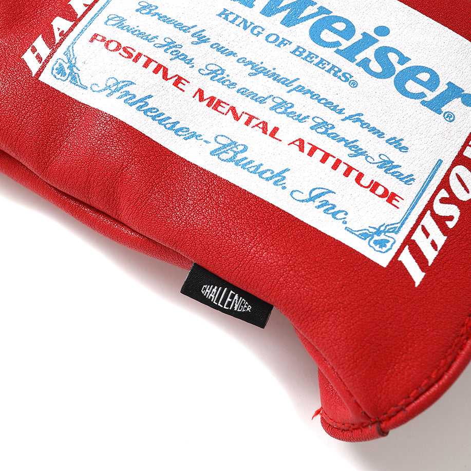 HAROSHI x BUDWEISER x CHALLENGER / LEATHER GLOVE
