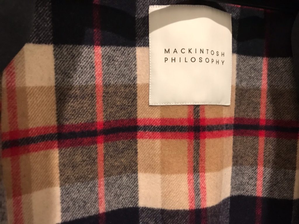 男の永遠の定番ステンカラーコート！マッキントッシュフィロソフィー