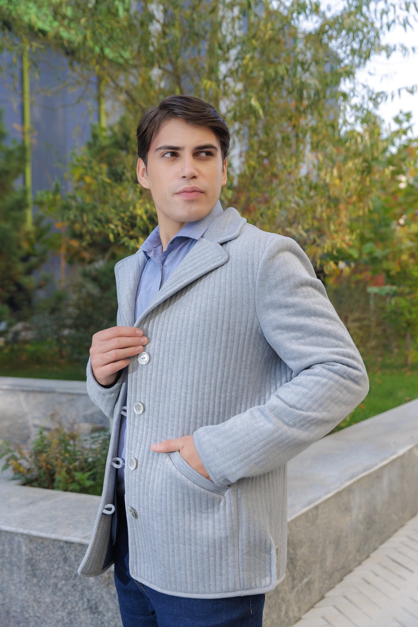 Grey Oh-So-Soft Faux Alpaca Jacket – CHAPANNE