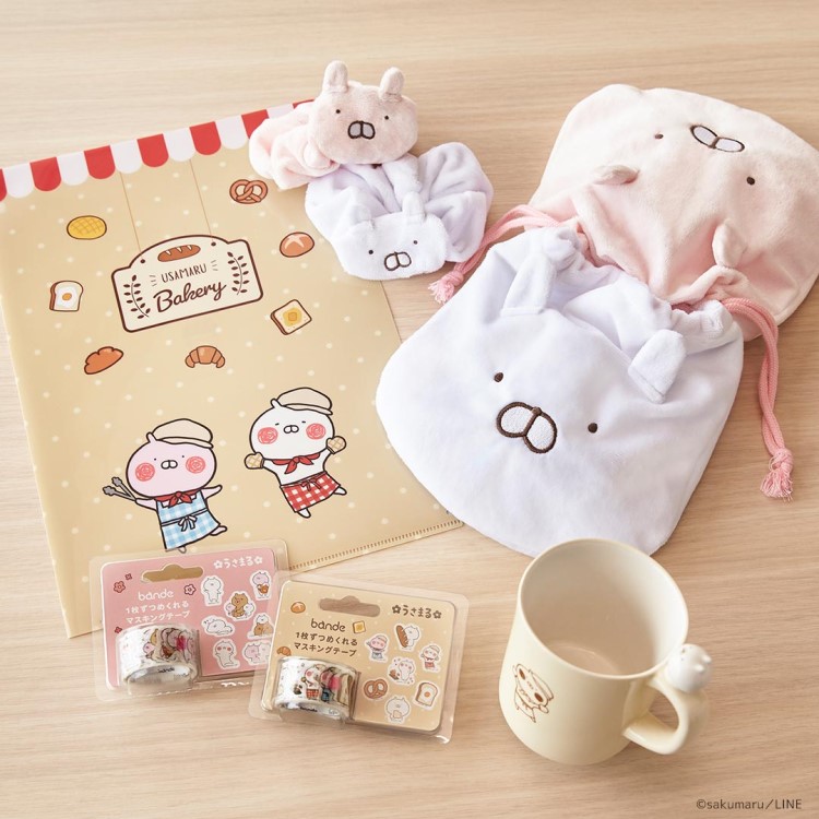 うさまる」TSUTAYA限定デザインのグッズが新登場！テーマは「うさまる