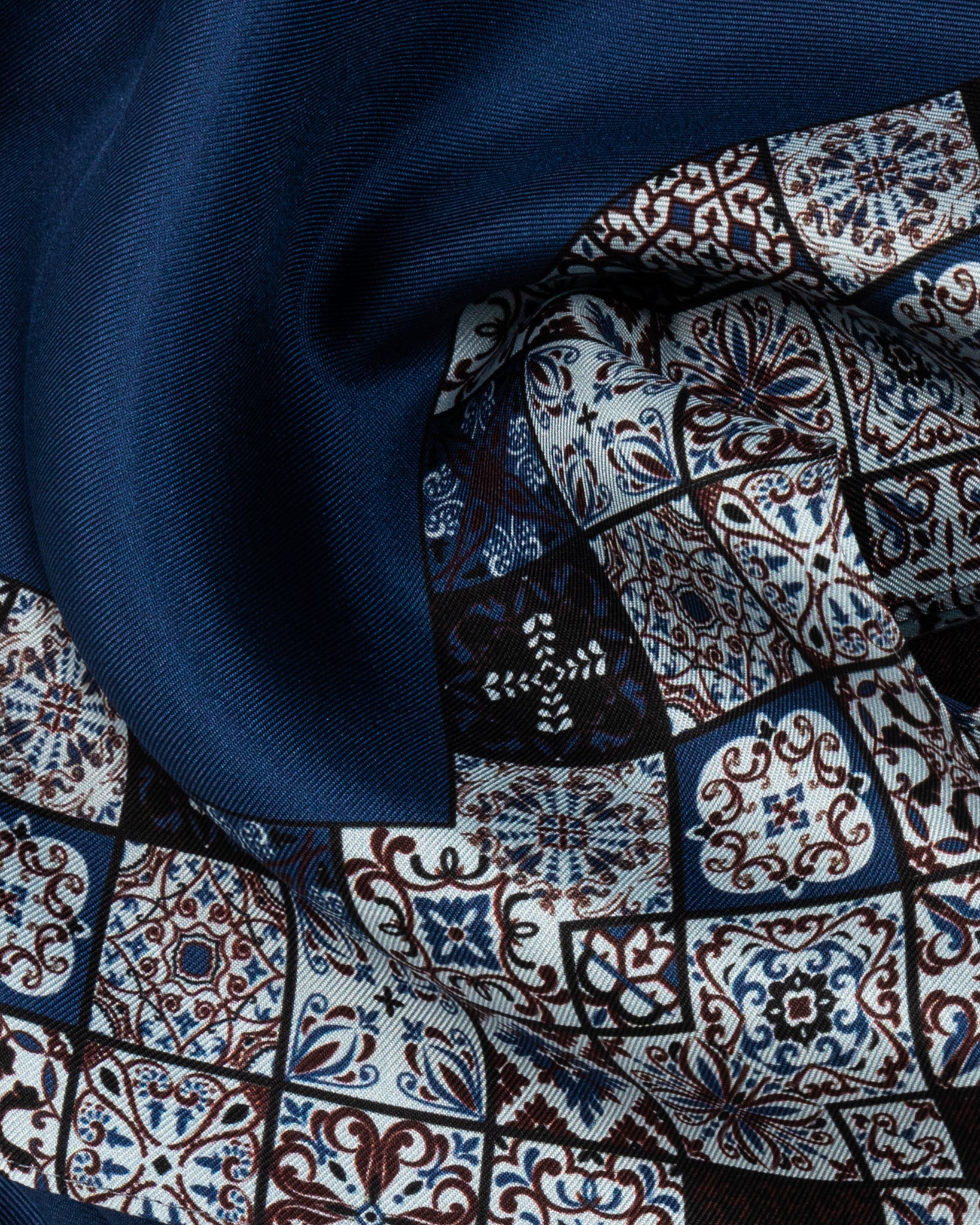 Printed Silk Bandana Scarf – Chez Rien